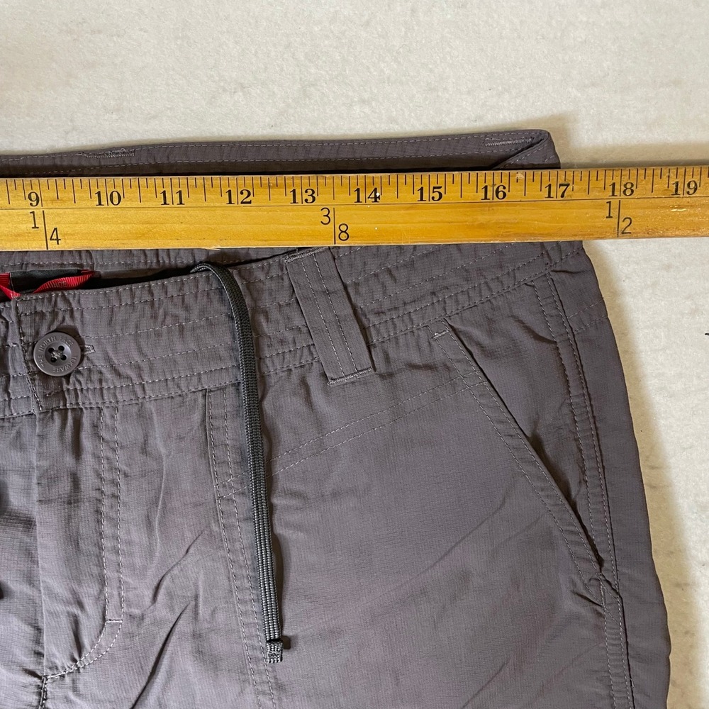The North Face‎ Womens Grey Nylon Hiking Capri Shorts Size 14 Regular GR 433617 - Picture 9 of 9
